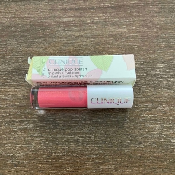 Clinique Other - Clinique Pop Splash Lip Gloss - Rosewater